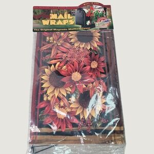 MailWraps Rusts of Autumn Magnetic Mailbox Cover Sunflowers Floral 6251 New
